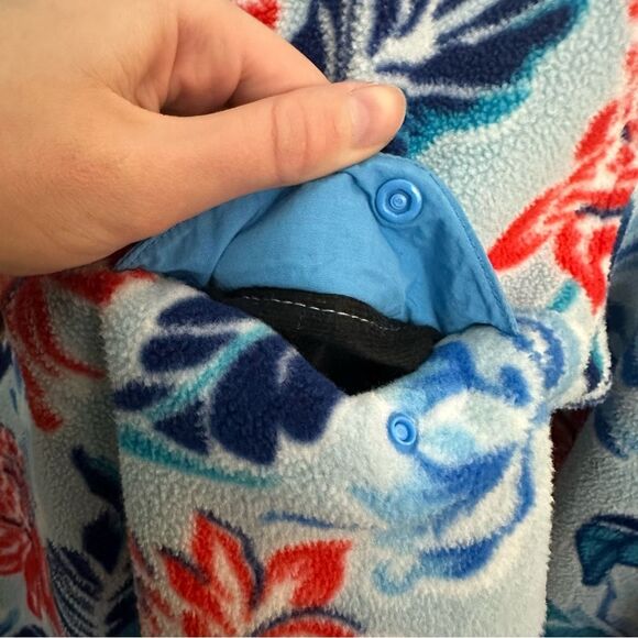 Patagonia Synchilla Manoa Floral Fleece Pullover Size Large - Picture 15 of 16